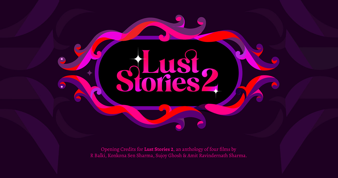 animation  motion graphics  title sequence opening titles Netflix lust stories 2D Animation vector
