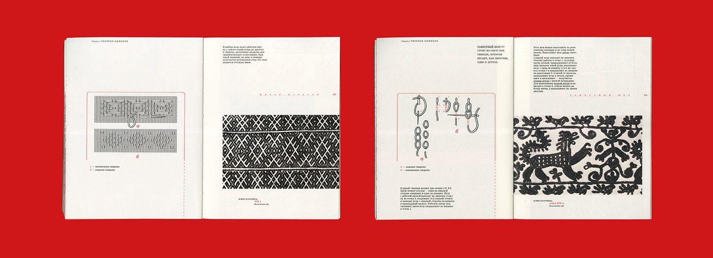 Embroidery Russia typography   symbols traditional pattern editorial visual research book student project