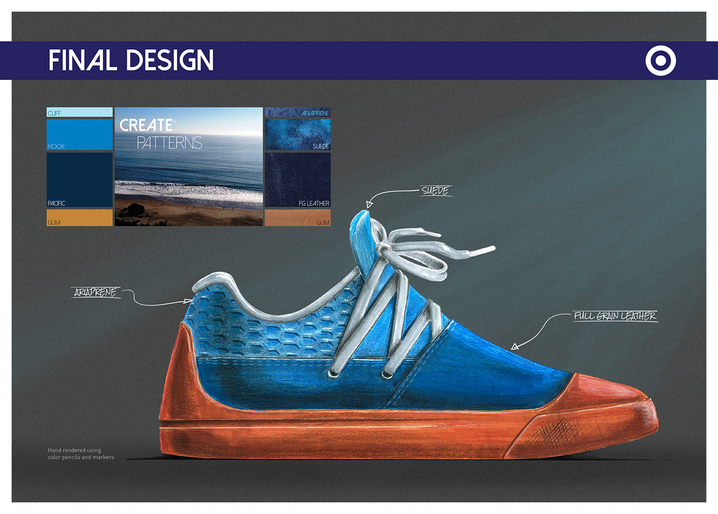 footwear industrial design  Pensole World Sneaker Championship Drawing  sketching
