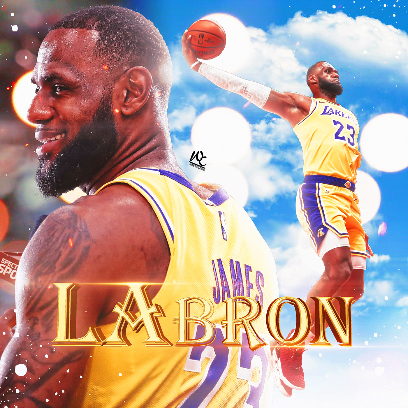 sports basketball NBA graphic design  Digital Art  LeBron James