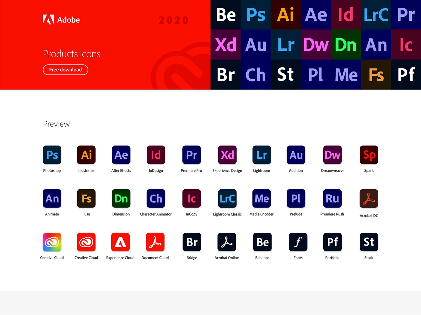 adobe Adobe XD Creative Cloud download Figma free icons Illustrator product icon vector