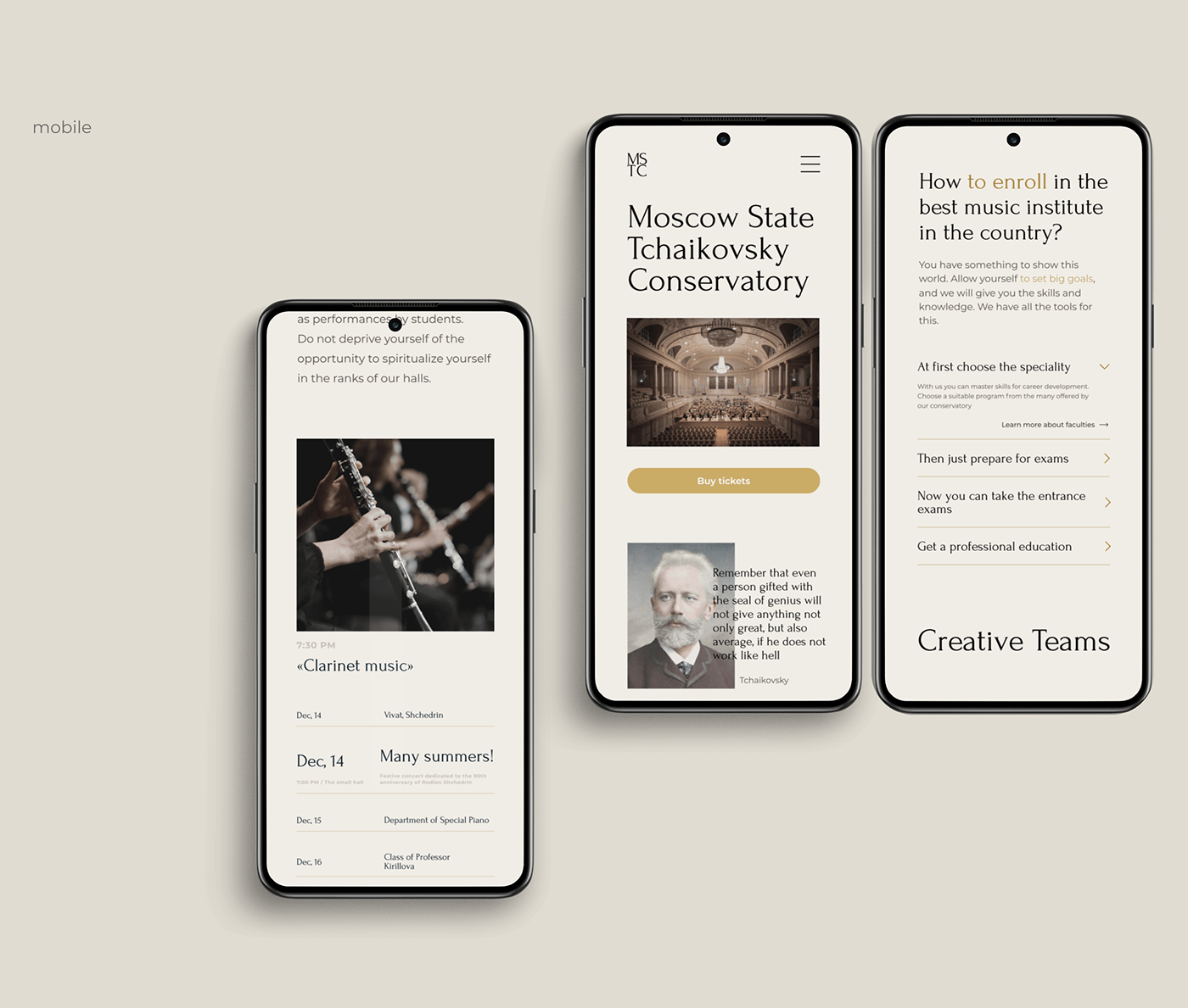 music Education University ux/ui user interface musicdesign research orchestra concert learning