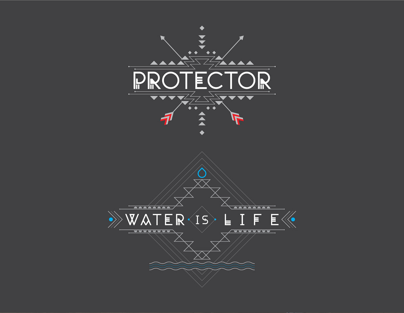 native american typography   waterislife protector mother earth Native indigenous bandanas NoDAPL