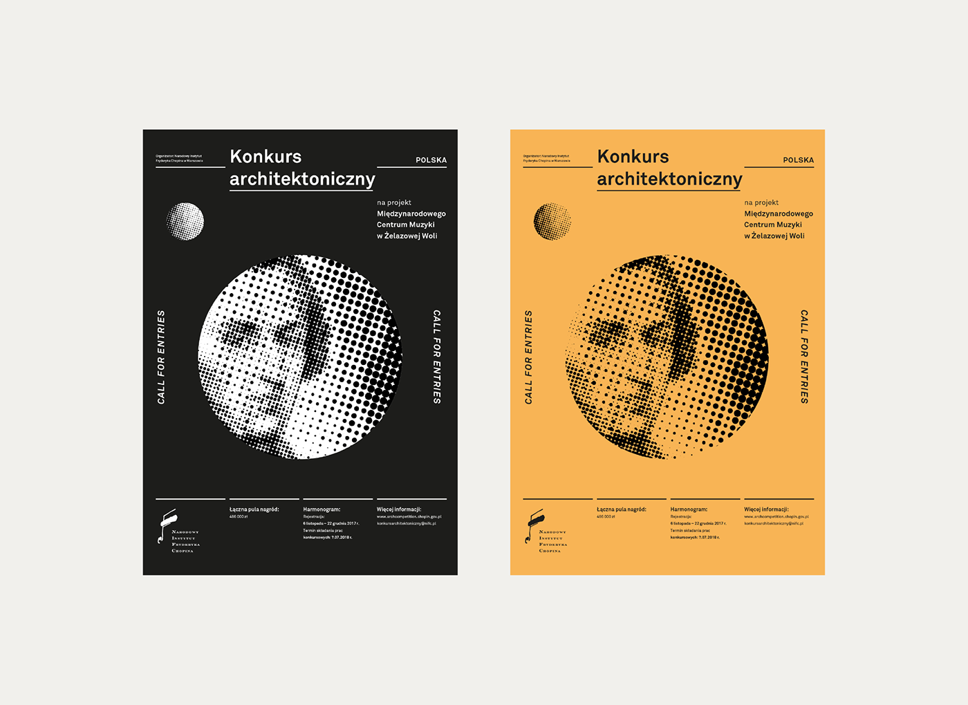 poster posters plakaty typo typography   Chopin music Events architecture graphic