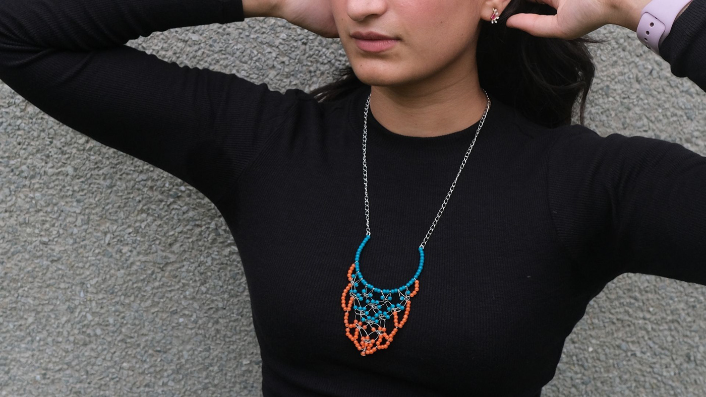 fashion accessory jewelry unconventional Macrame Multipurpose wire jewelry handmade craft