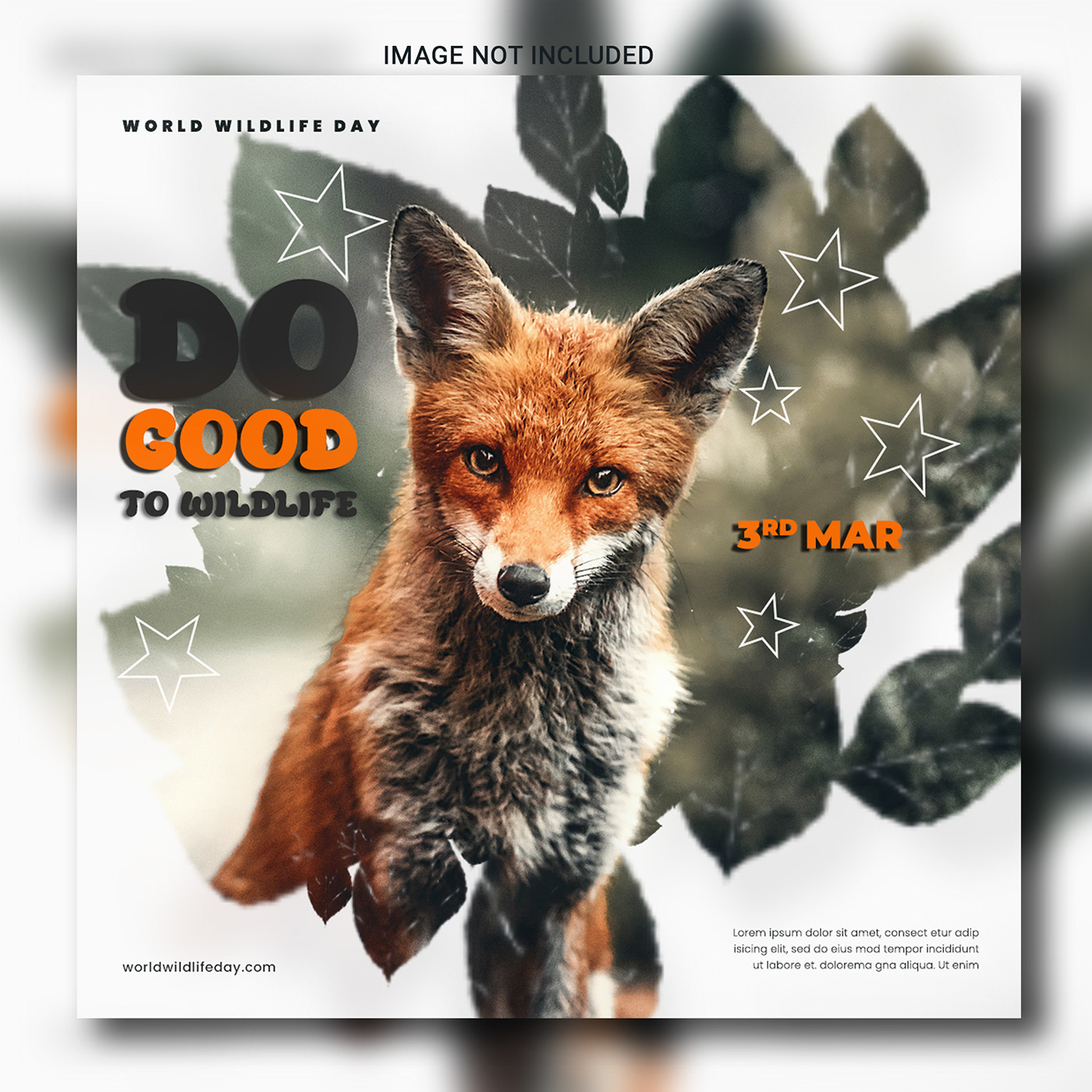 wildlife social media post banner