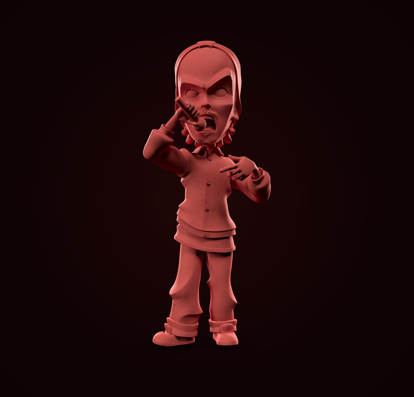 3D Character eduardo taddeu hiphop Mascot mascote modeling music personagem rap