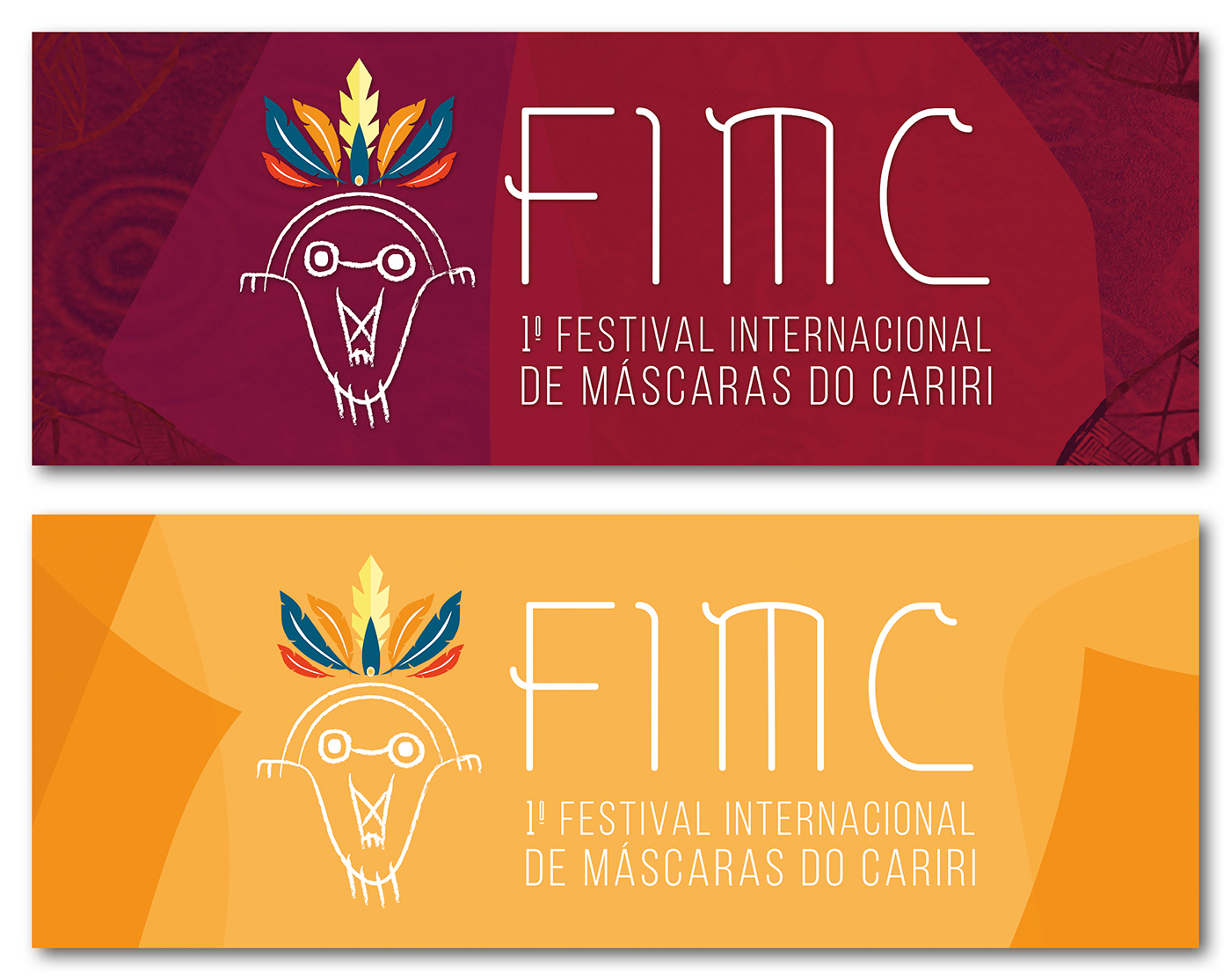 Juazeiro do Norte-CE Crato-CE Fábio Viana branding  marca logo festival internacional de Máscaras do Cariri FIMC