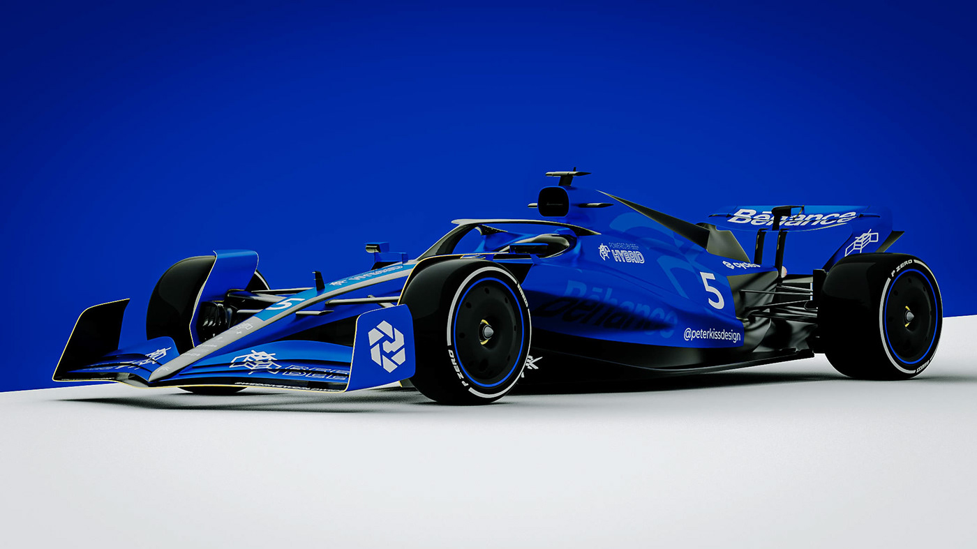 3D model automotive   blender car concept design Formula 1 free Motorsport Render