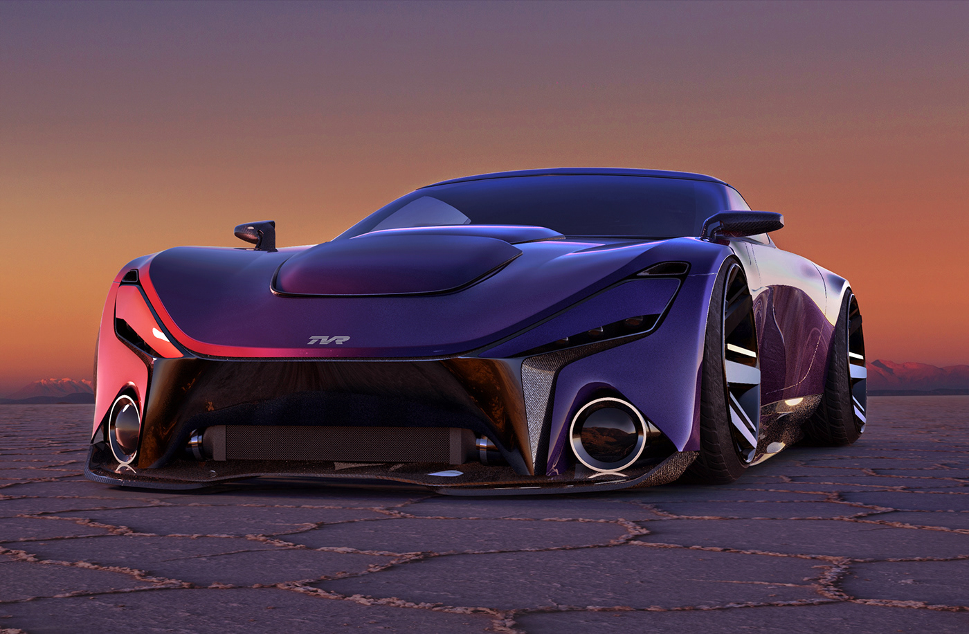 TVR design car design supercar Sports Cars Cars modo modeling concept car Sagaris