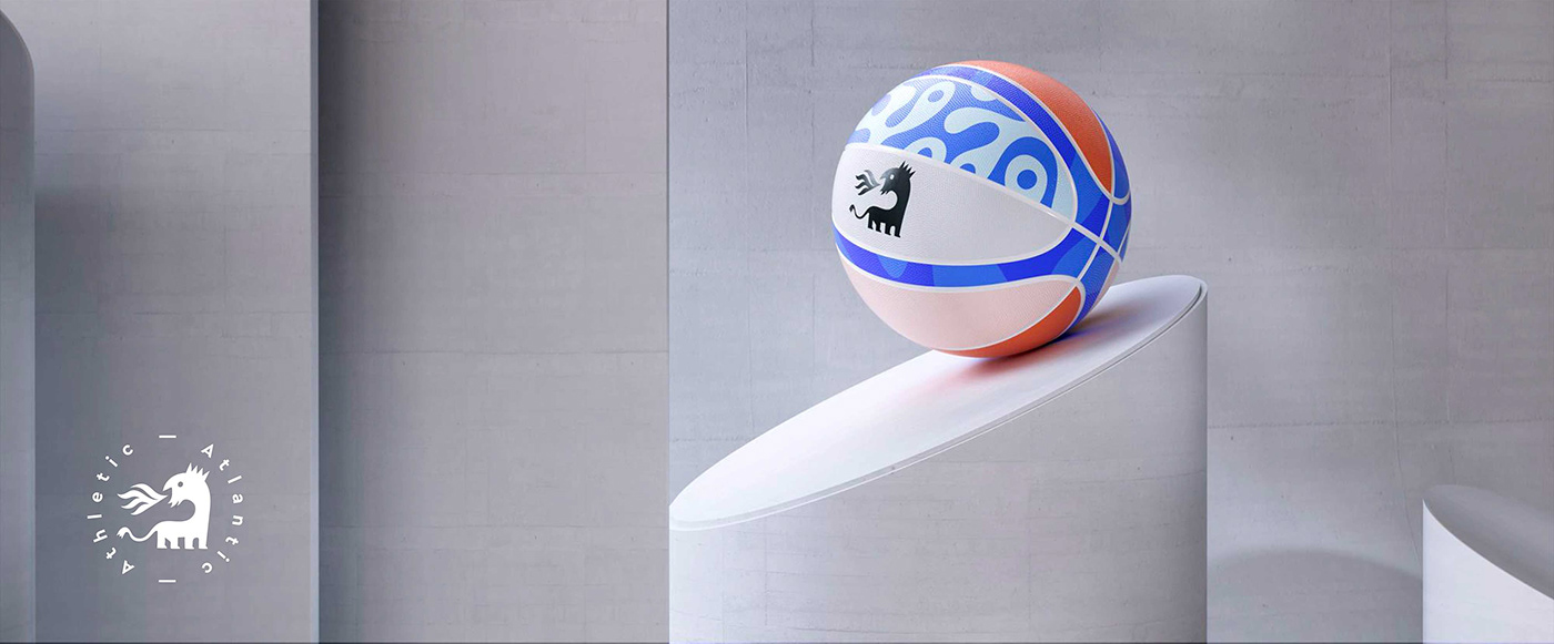 basketball brand branding  cloth concept loop pattern sport 3D design
