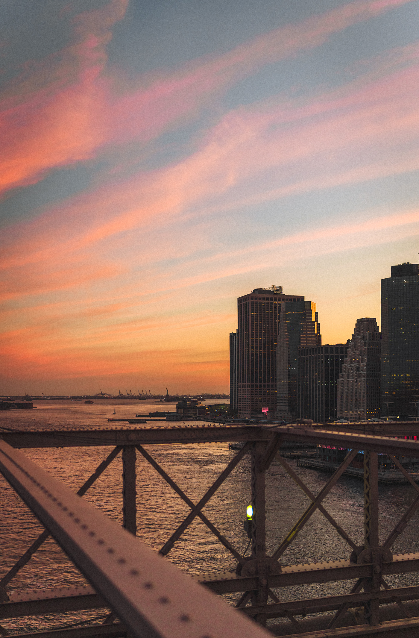 Beautiful city colors mood Moody New York nyc summer sunset
