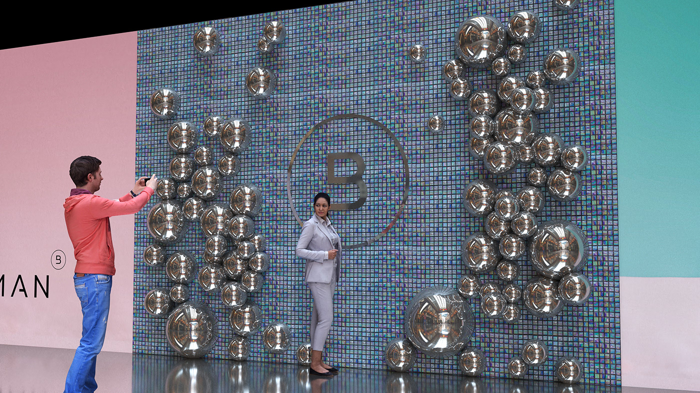 3D hoarding 3D Visualization Creative hoarding Interactive Hoarding MALL HOARDING