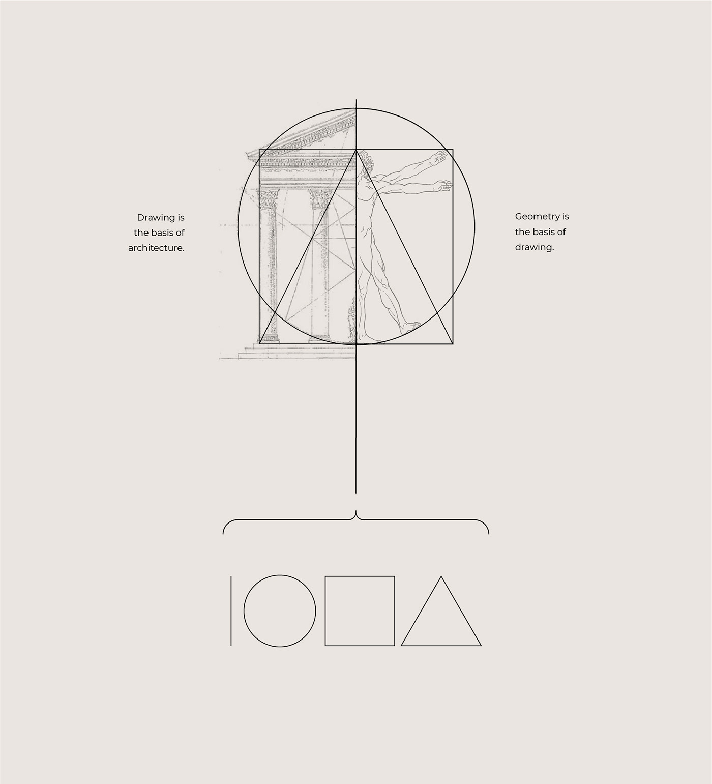 architecture branding  geometry process structure architect construction identity Interior logo