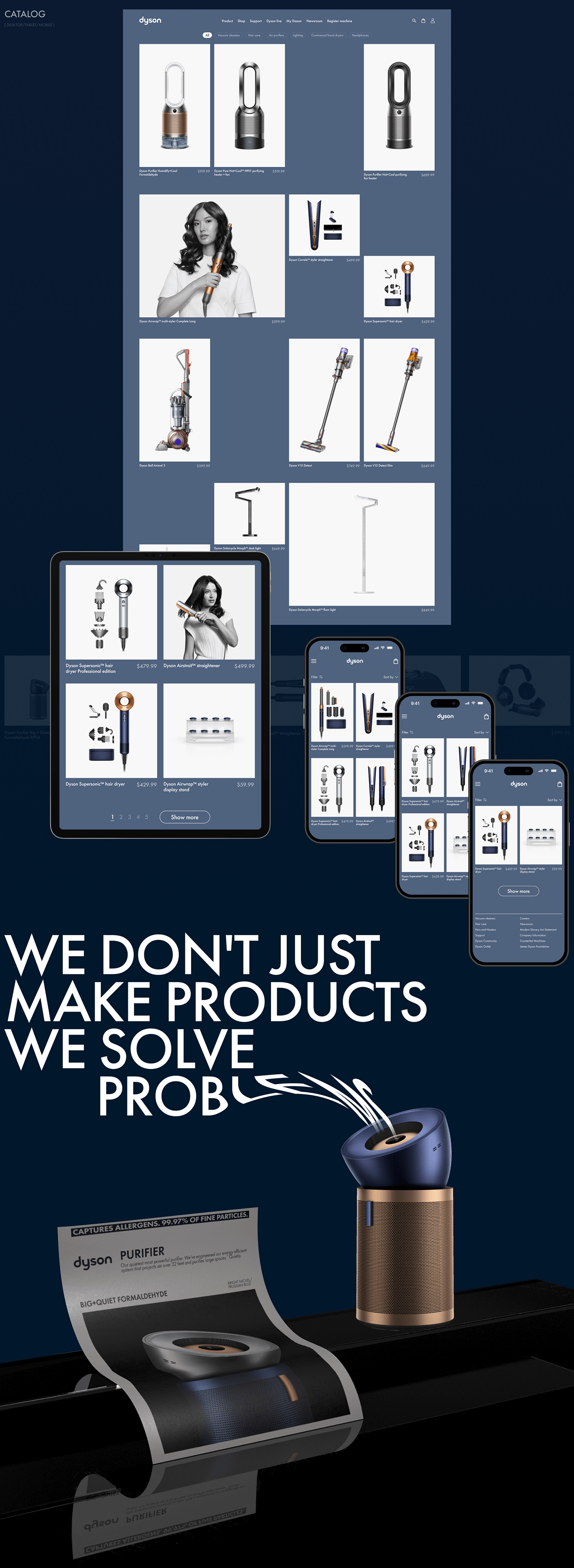 UI/UX web-design corporate website Regesign Website Figma Poster Design