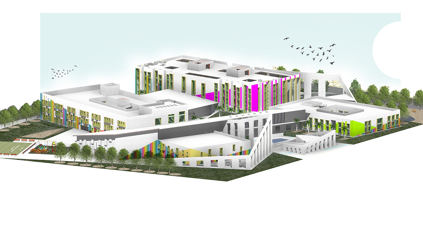 architectural design architecture center child egypt graduation project guidance quarries rehabilitation social