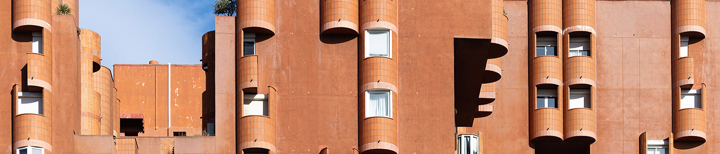 architecture arquitectura barcelona bofill concrete postmodern spain red design walden7
