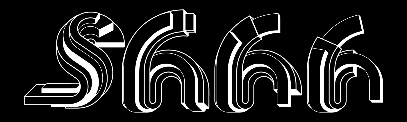 typography   adobe illustrator vector digital illustration 3D Type Isometric 3D charles williams made up 3D lettering