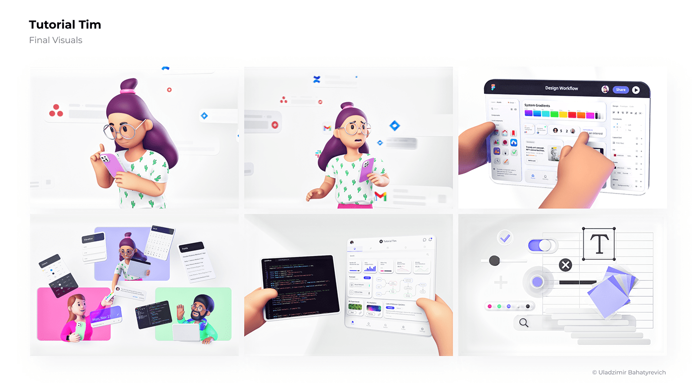 3D Advertising  animation  Character design  dribbble Figma motion product design  UI ux