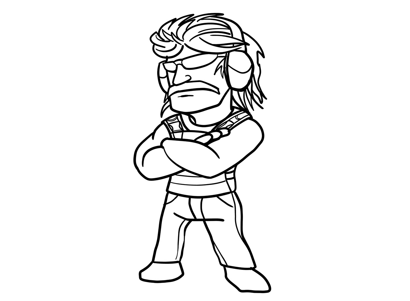 DrDisrespect twitch streamer Twitch mascot design character illustration illustration tutorial