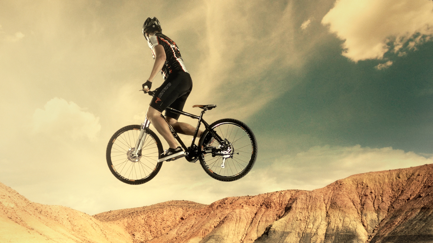 Adobe Portfolio commercial motion advertisement Bike MTB mountain Bicycle green screen Slow motion phantom flex stunt High-speed