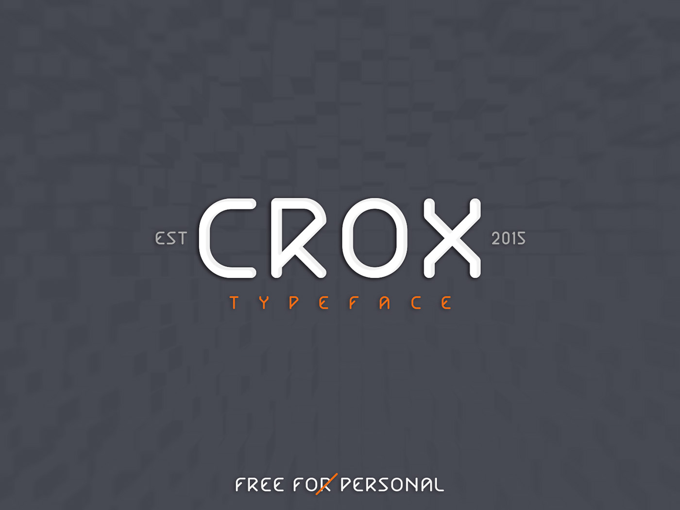 Title typo type Typeface Display font fontface minimal cross new freefont
