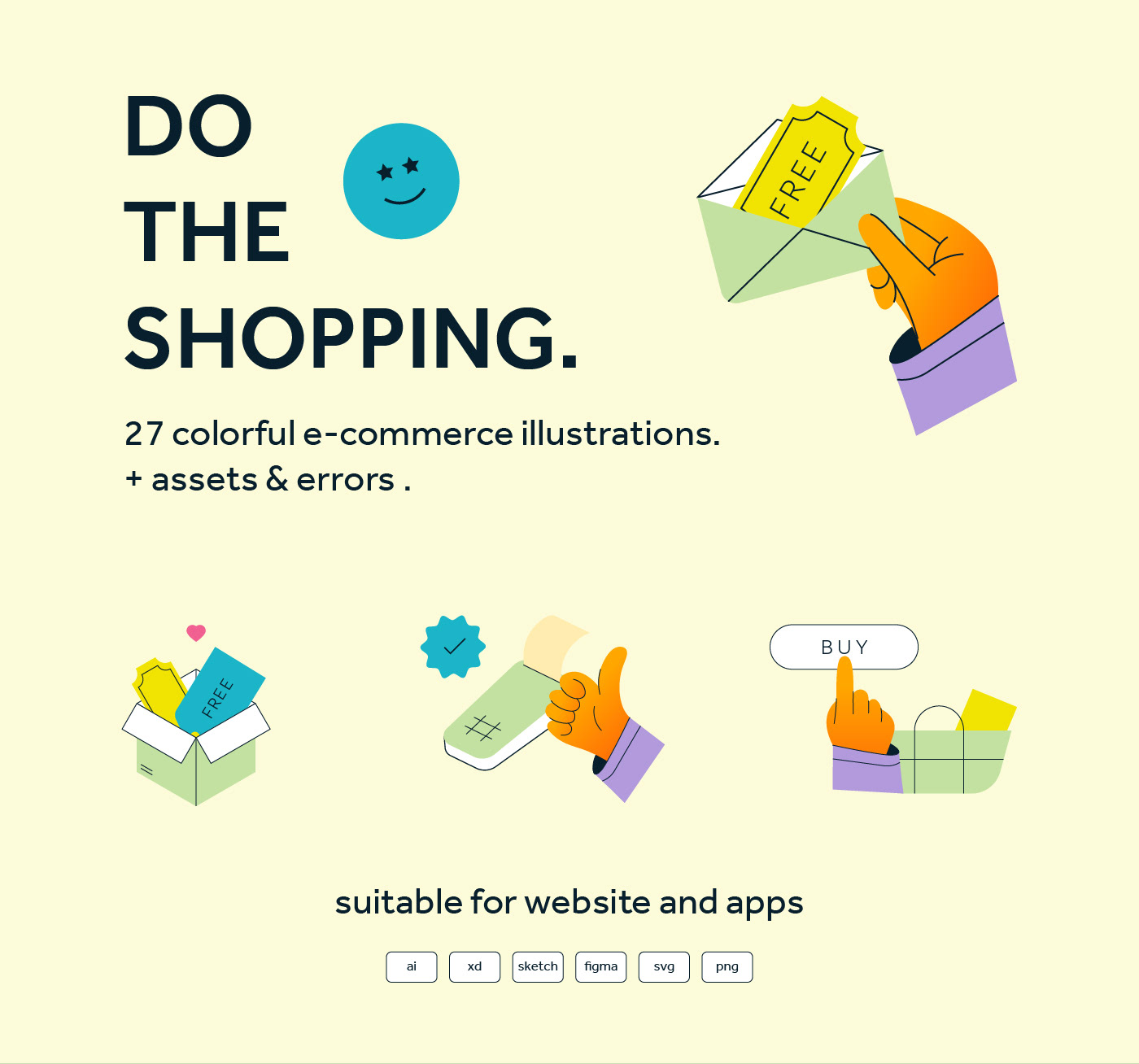app illustration e-commerce Ecommerce illustrations Shopping shopping app shopping cart UI/UX Web Design  web illustration