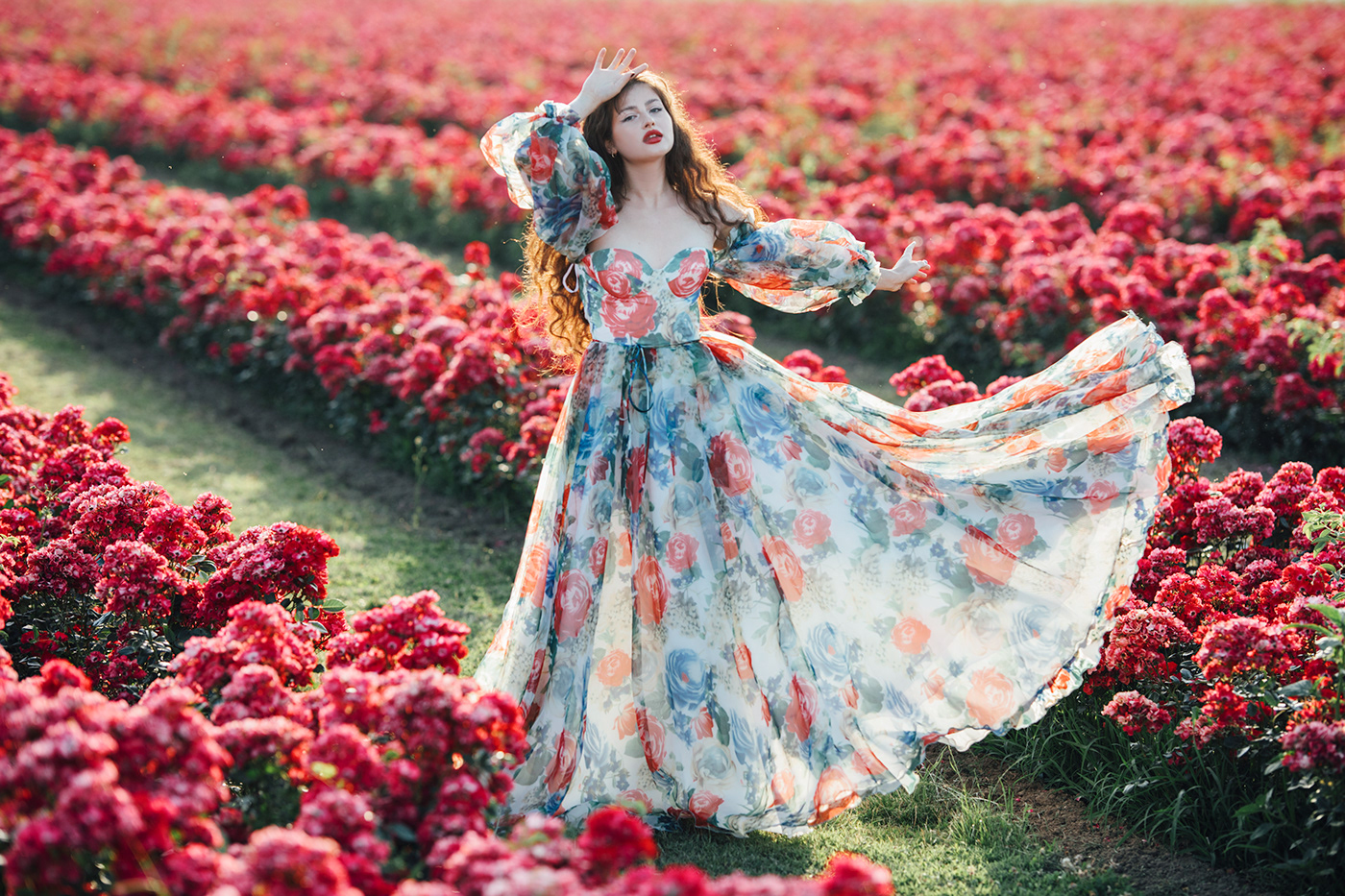 campaign dreamy Fashion  Flowers people Photography  photoshoot woman