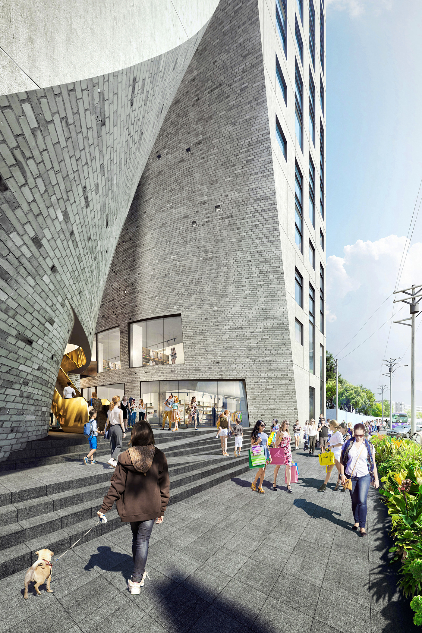 3dsmax architecture archviz city mexico Render rendering residential Urban visualization