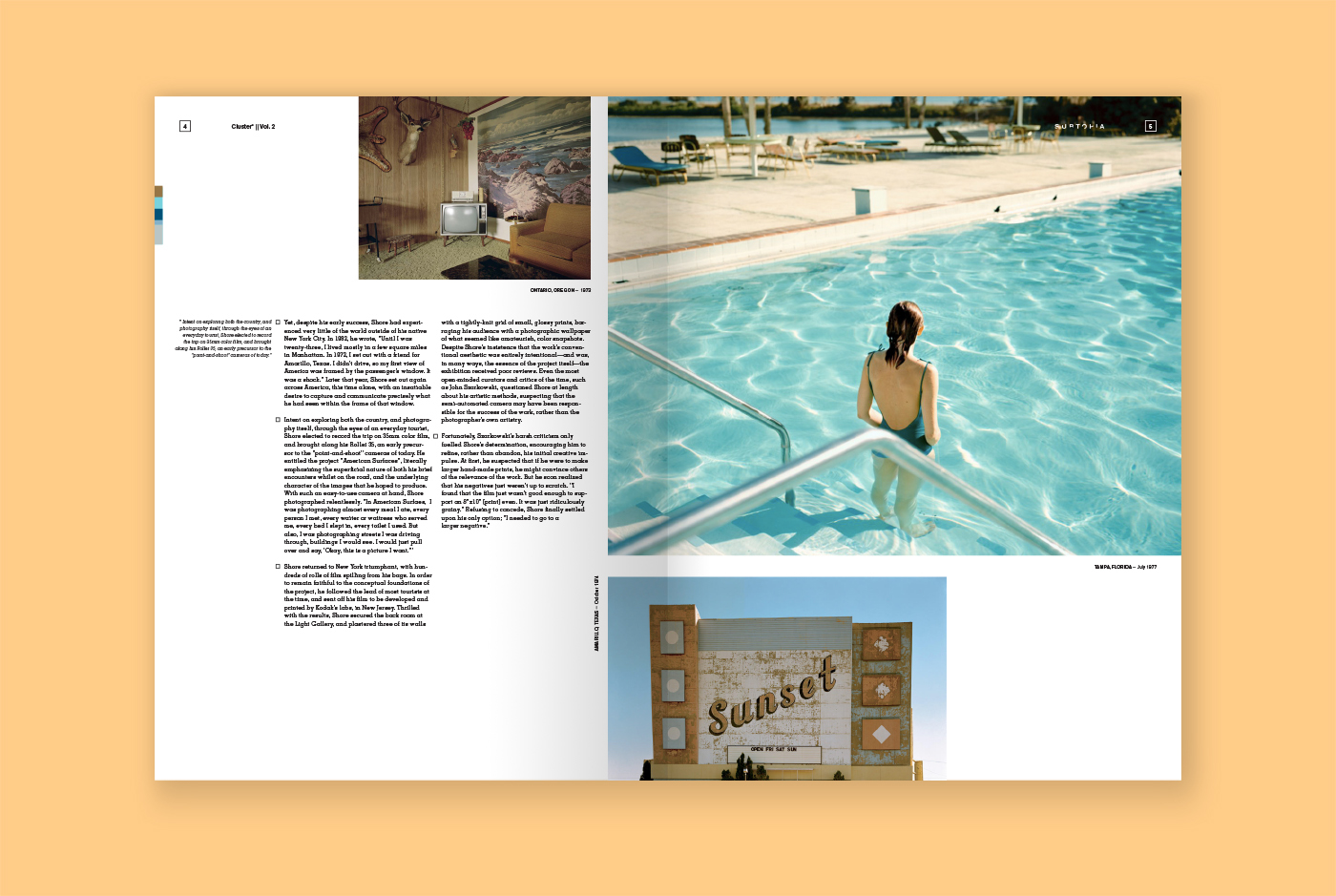 KUDESIGN Ashton Dewey Magazine design magazine VISC 302 stephen shore