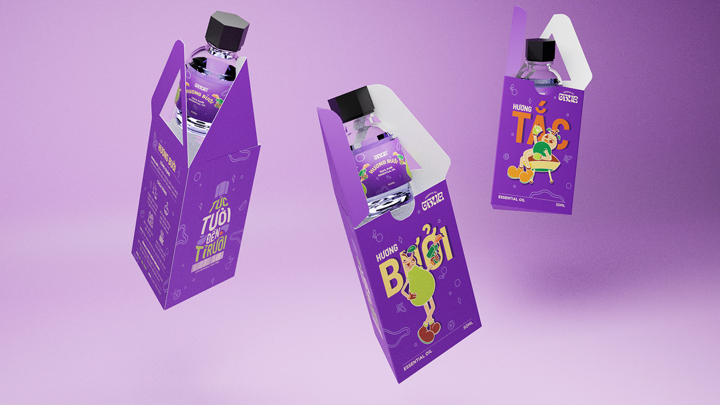 3D brand identity branding  design essential oil Logo Design Packaging packaging illustration