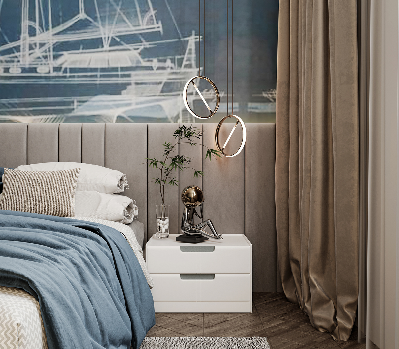 kidsbedroom bedroomdesign visualization archviz CGI interior design  Render bedroominterior