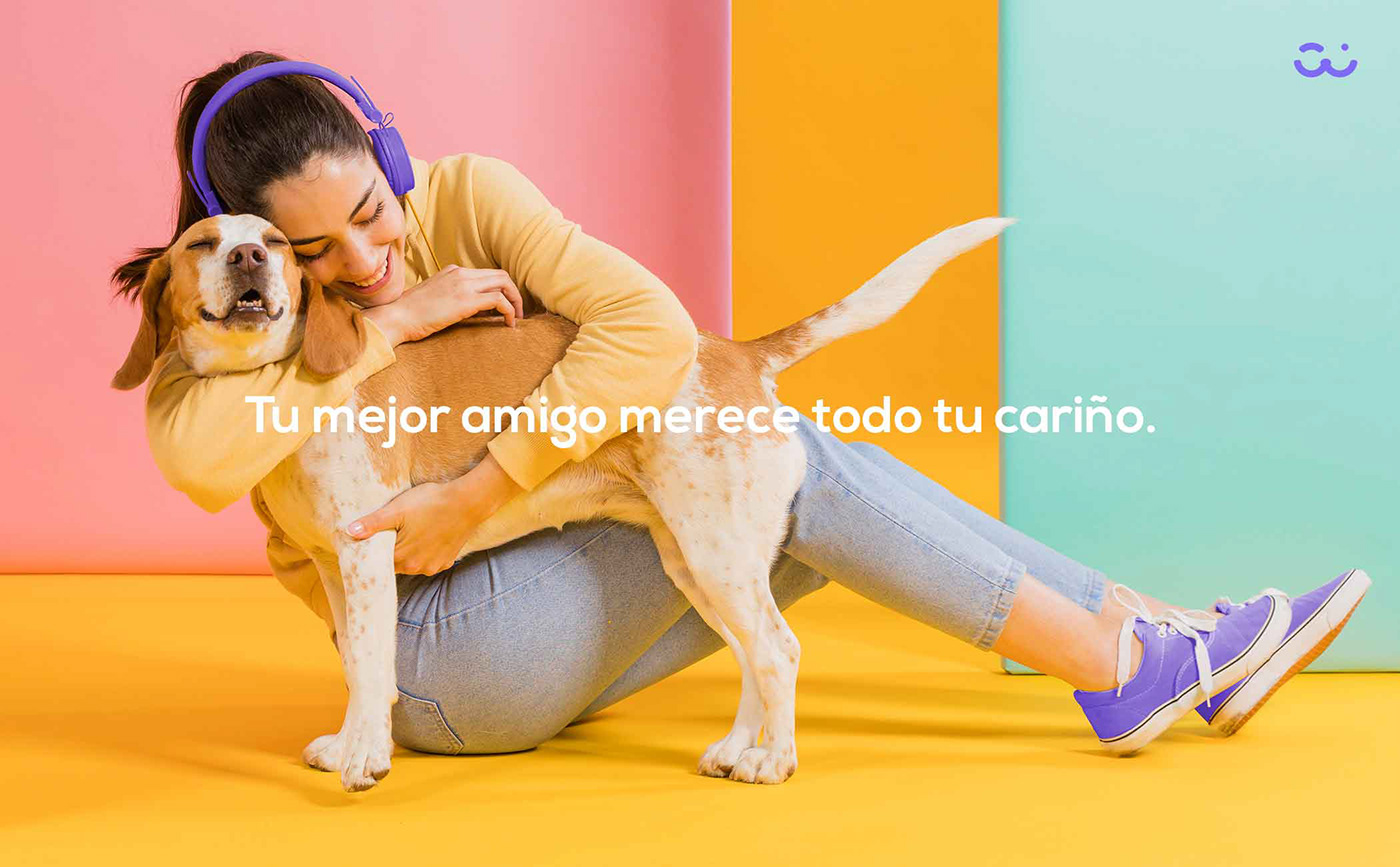 aplicación app branding  gatos mascotas perros pets redoble
