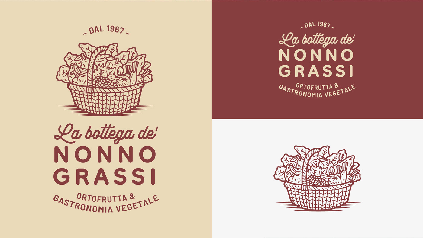 brand idenity branding  Corporate Identity gastronomy graphic design  greengrocery Logo Design Logotype visual identity