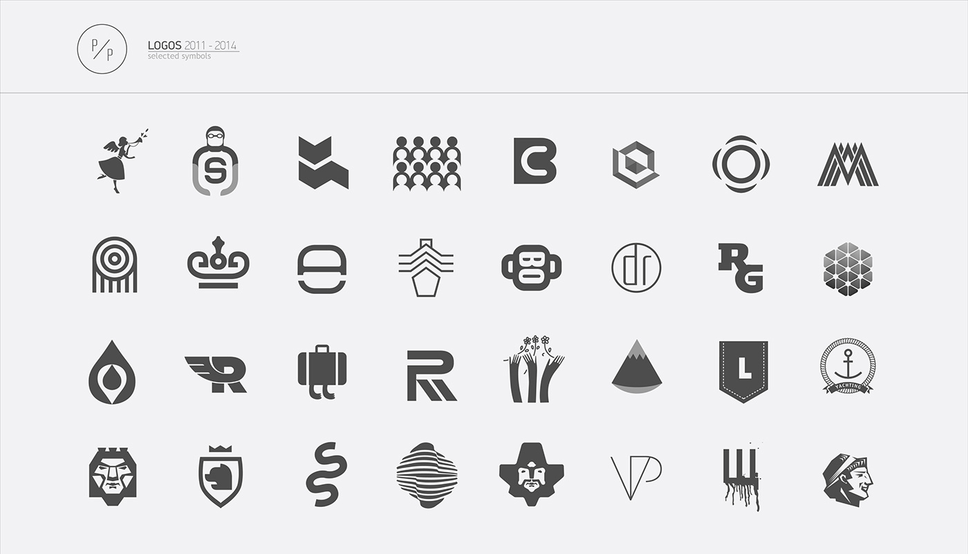 logo logofolio logos marks trademarks symbols icons UI logotypes Logotype Selected Logos lettering Icon Web signs
