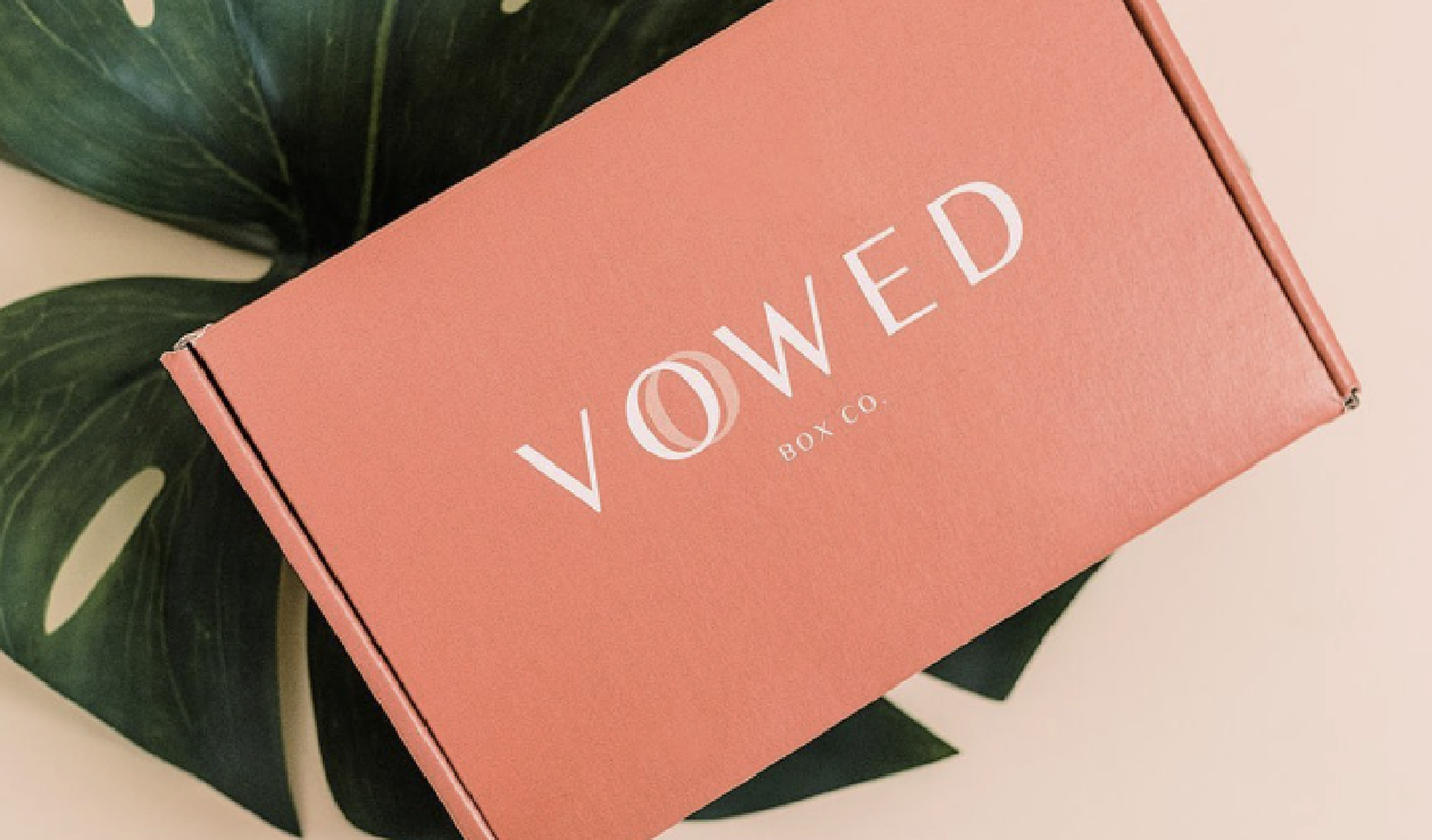 Vowed Box Co. mailer box packaging design