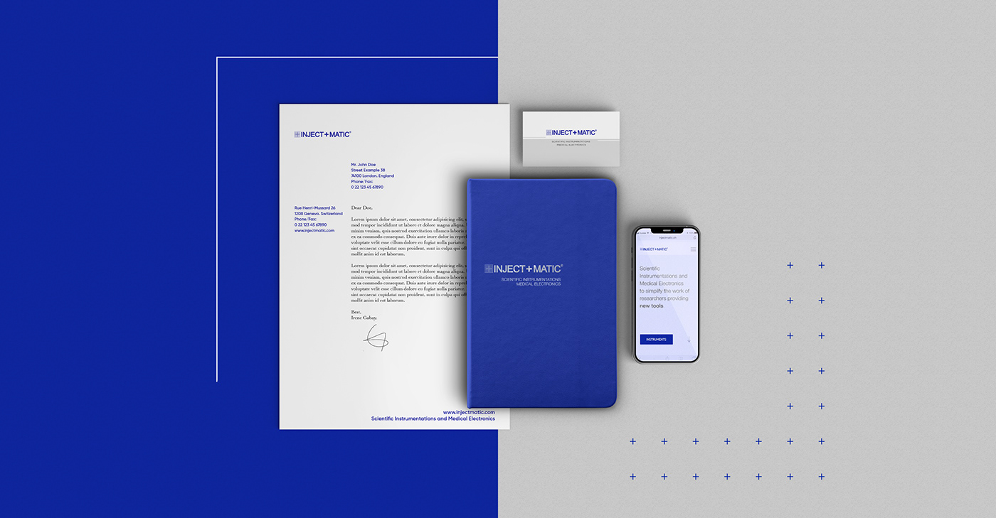 blue brand identity brochure corporate lab Layout Logo Design Packaging print Web Design 