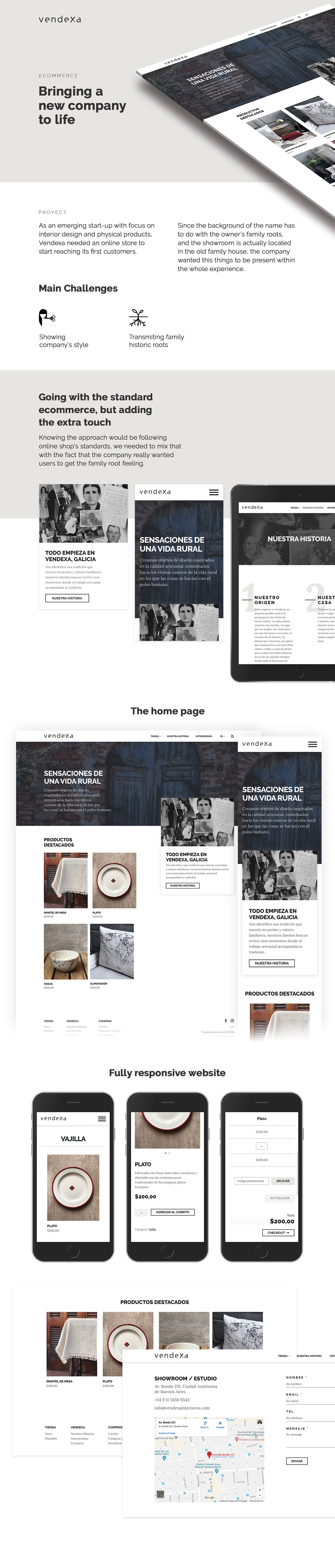 Ecommerce Website ux UI shop Responsive store interior design  Web Design 