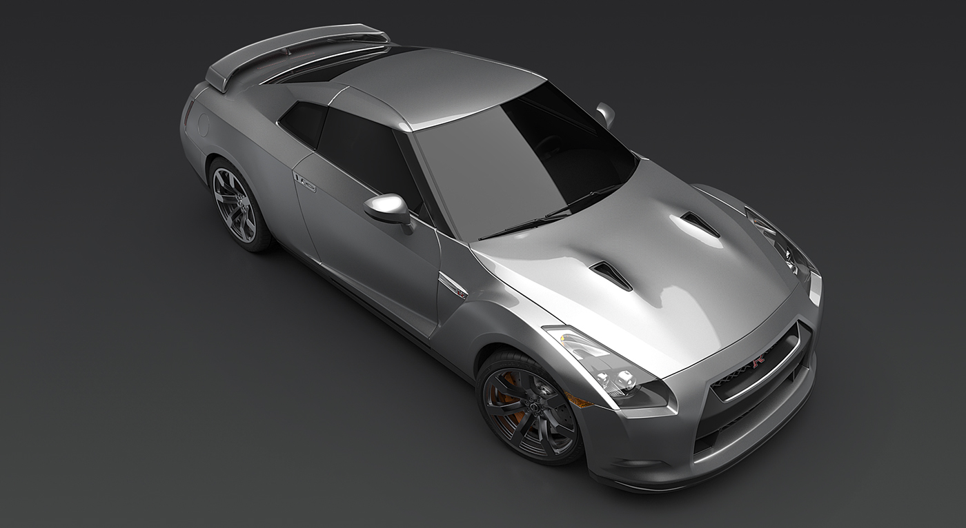 Nissan gt-r automotive   car Render 3D CG Vehicle