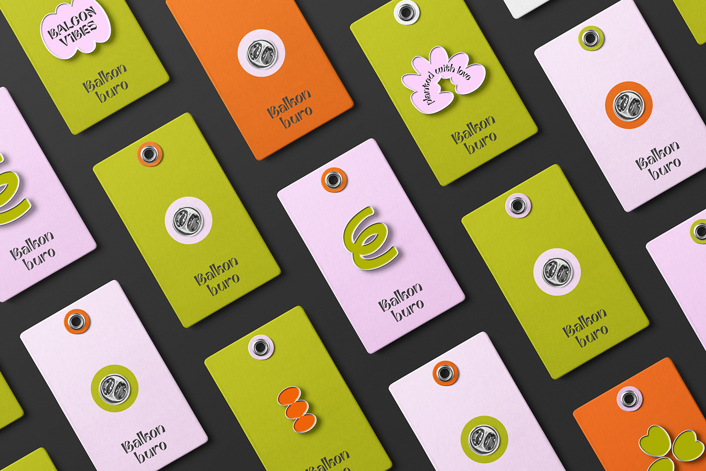 Badges brand Fun green identity kids Landscape Design logo plants stickers