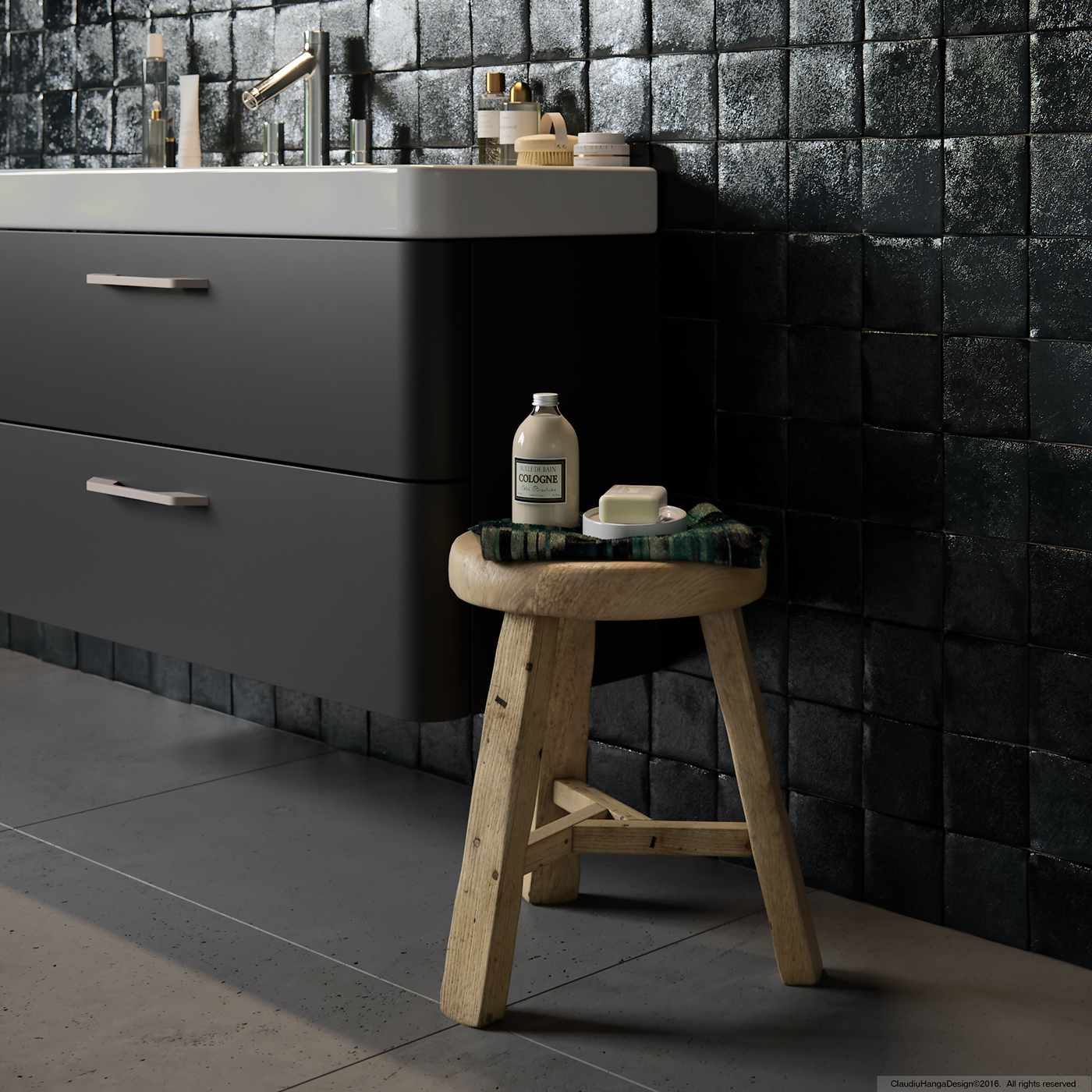 ClaudiuHanga 3dsmax CGI archviz Render photorealistic bathroom furnituredesign bath 3D Unreal