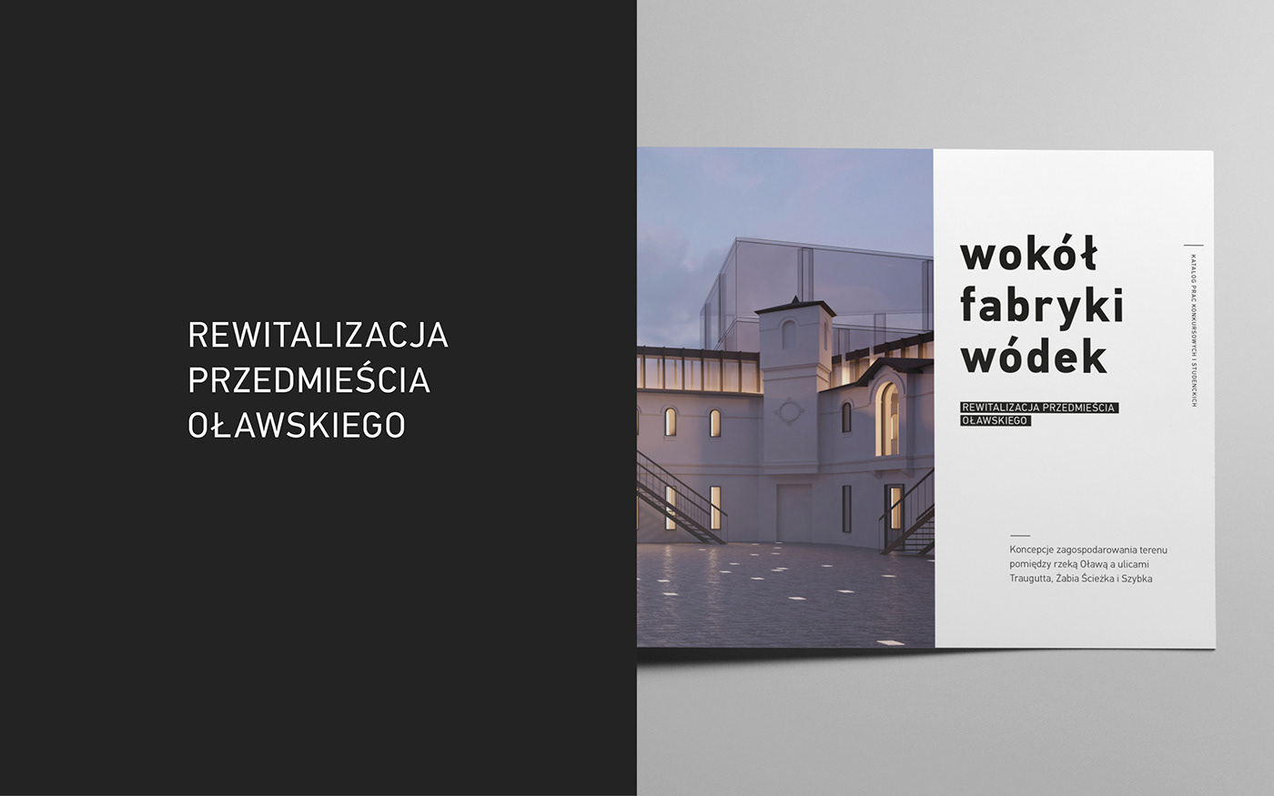 Exhibition  identity architecture przemieście wrocław oławskie muzeum