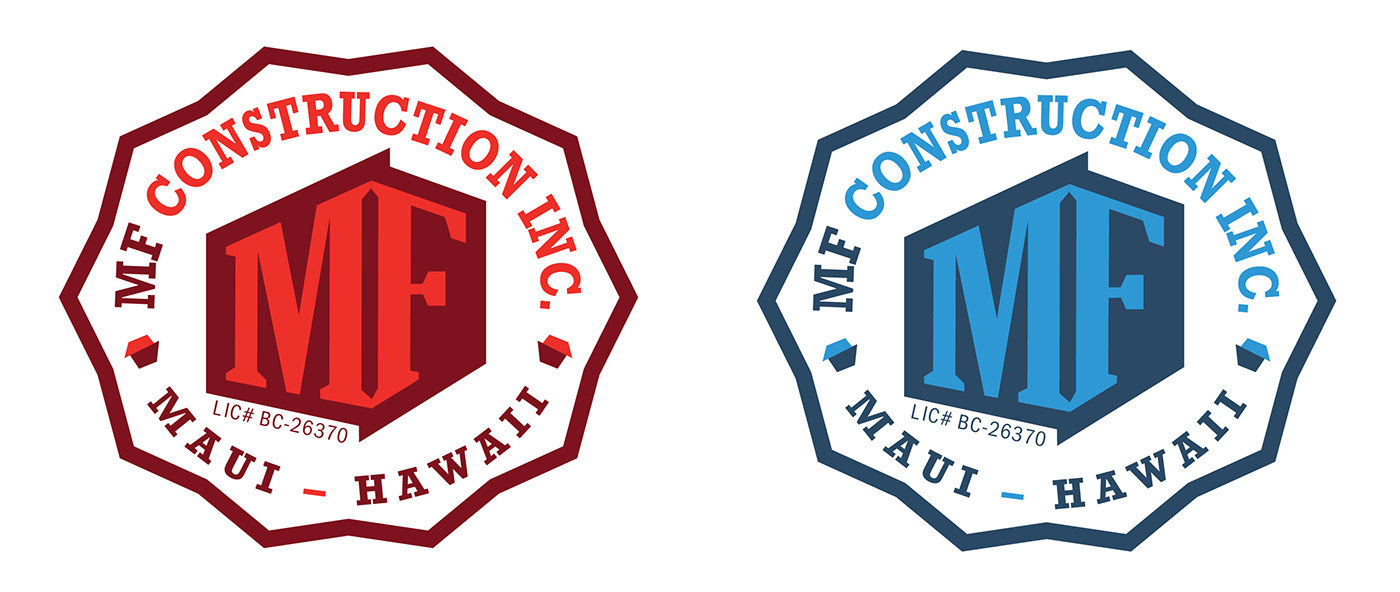 identity seal Identity update typography   construction contractor Identity Design logo Logo Design Brand Design