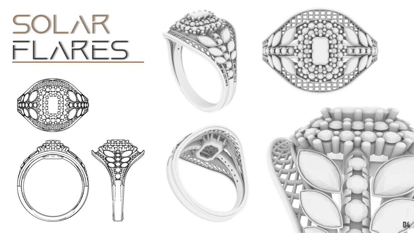 jewelry portfolio cad Jewellery Jewellery design spec sheet