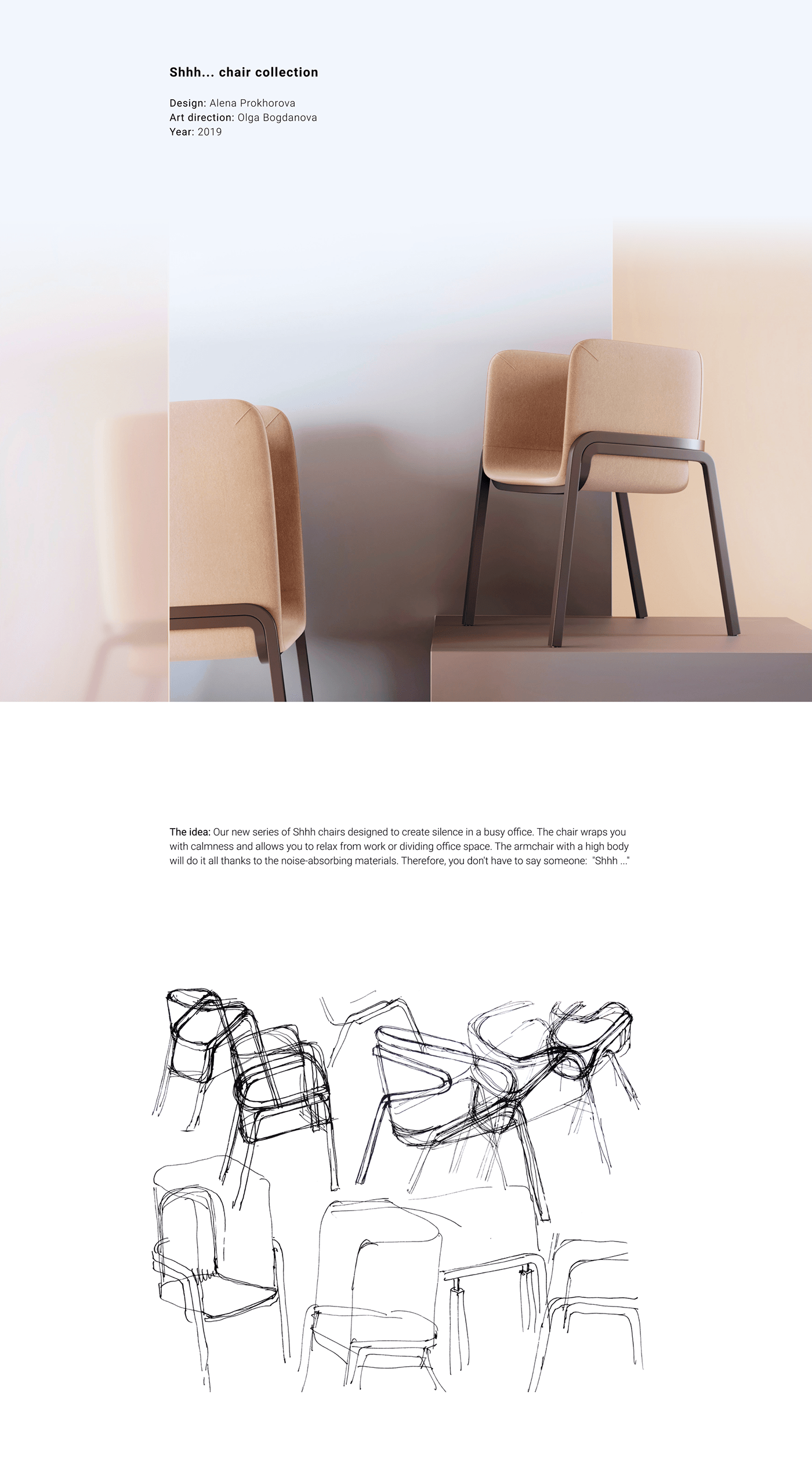 chair design furniture Industrial_design Office office_furniture product seating soundproof