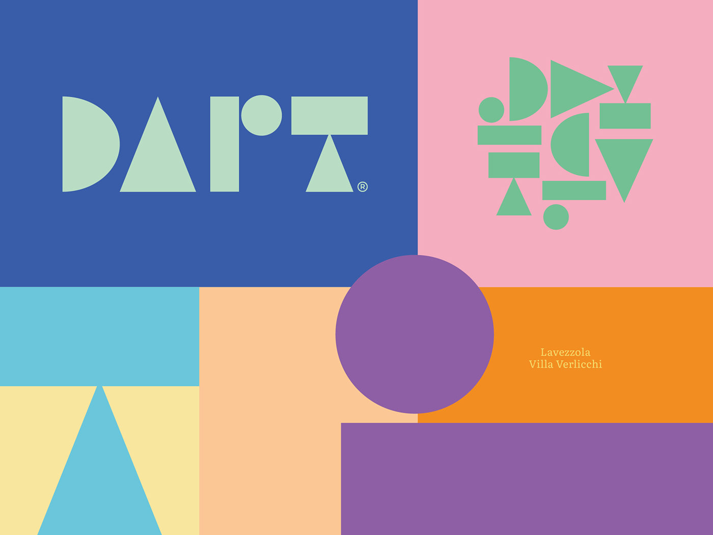 art branding  color Exhibition  geometric logo shapes