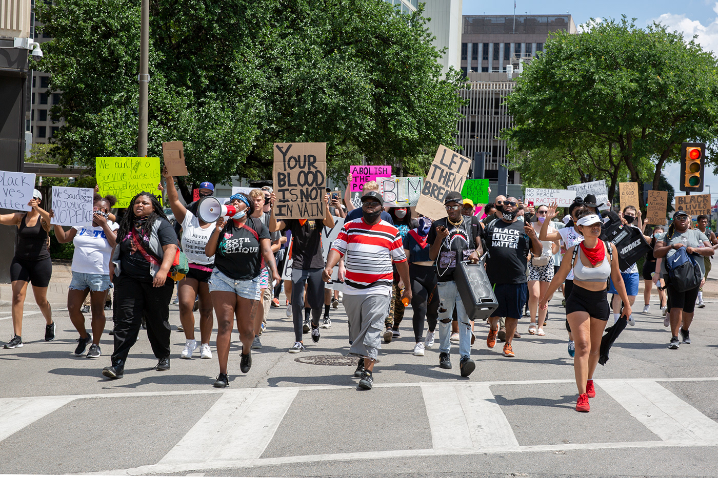 BLM protest march