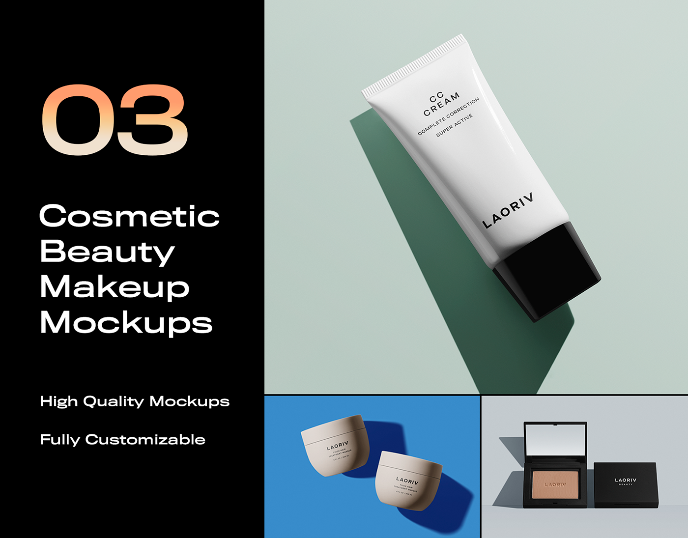 brand identity branding  Cosmetic free free mockup  logo Logo Design makeup mockups Packaging