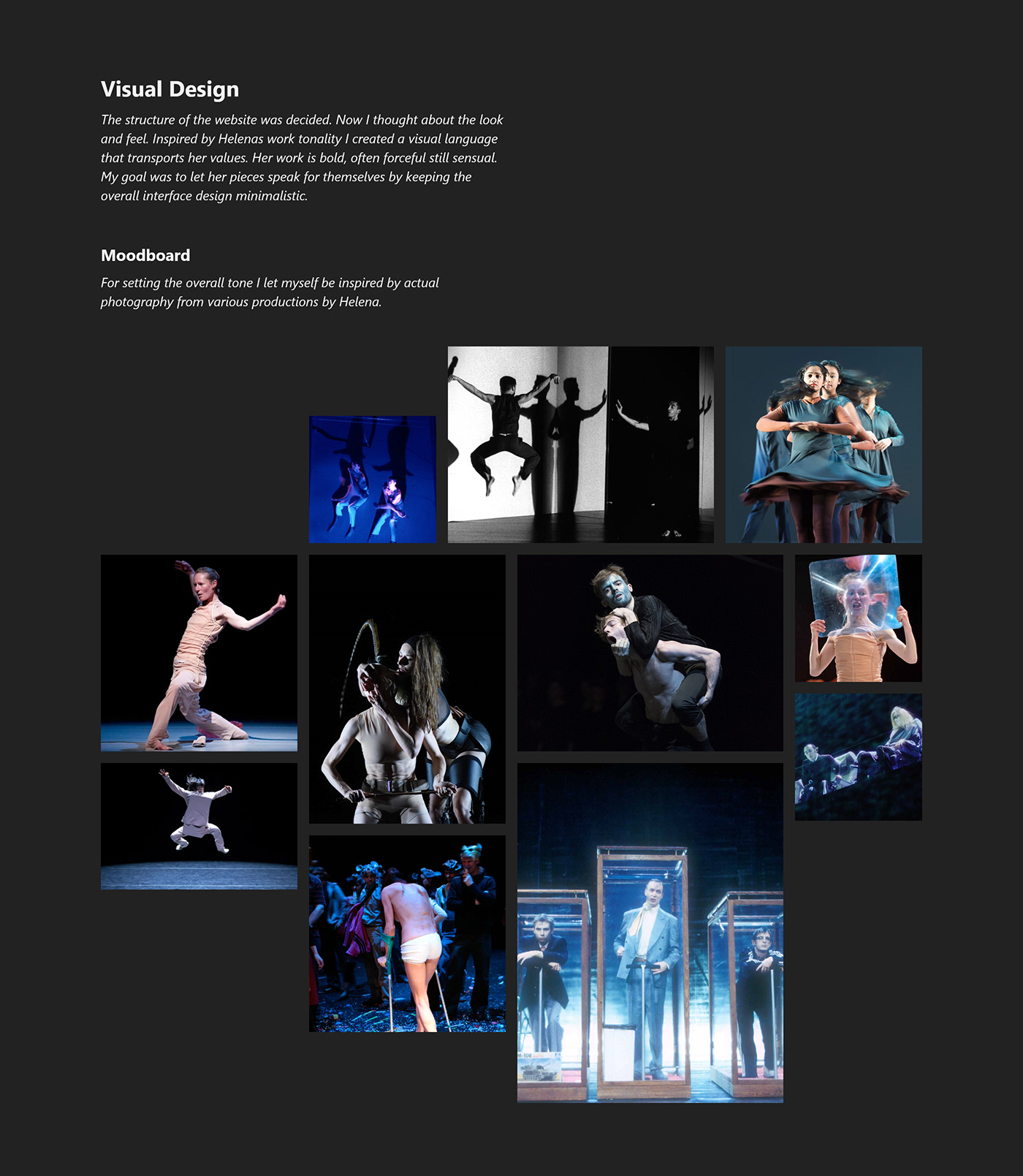 Webdesign theater  wordpress branding  ui design cultural production End-to-End jobs to be done Live Performance User research