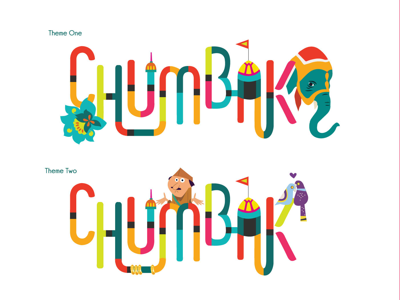 #Branding #identity redesign #chumbak #quirky #graphic design #illustration